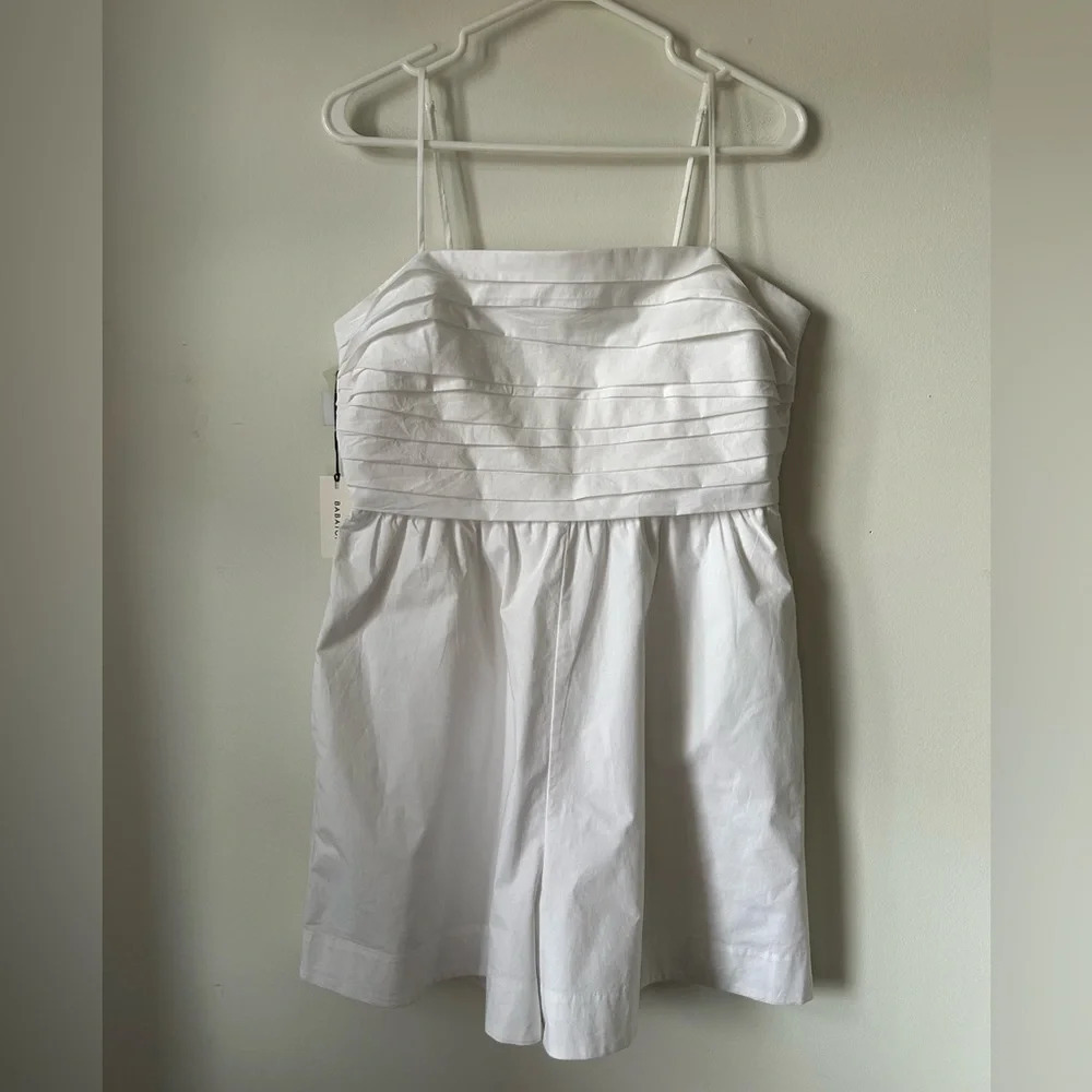 Babaton Abacus Poplin White Romper